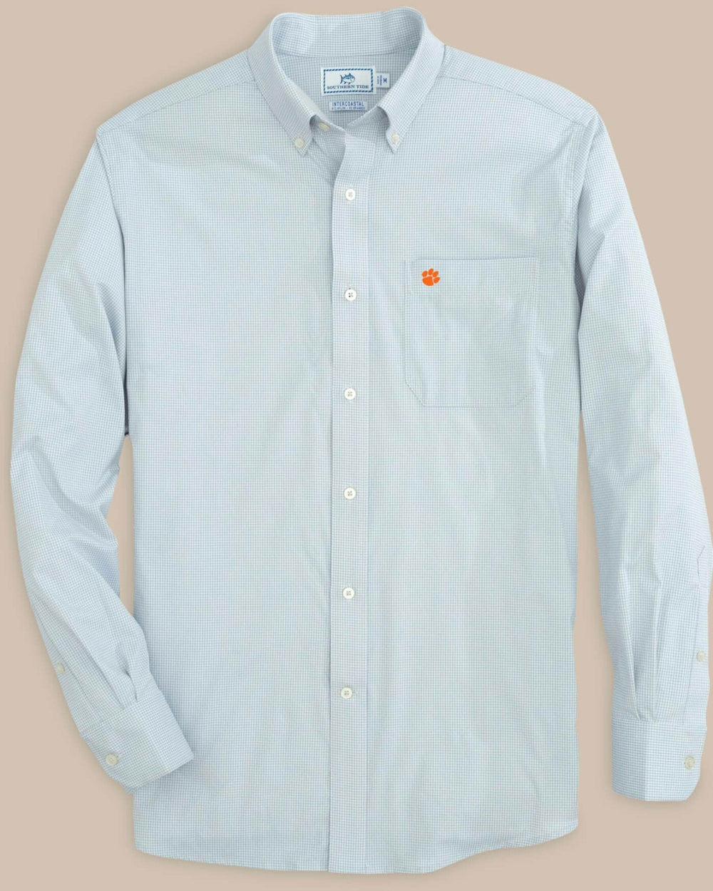 Clemson Tigers Gingham Button Down Shirt Southern Tide Limited Offer