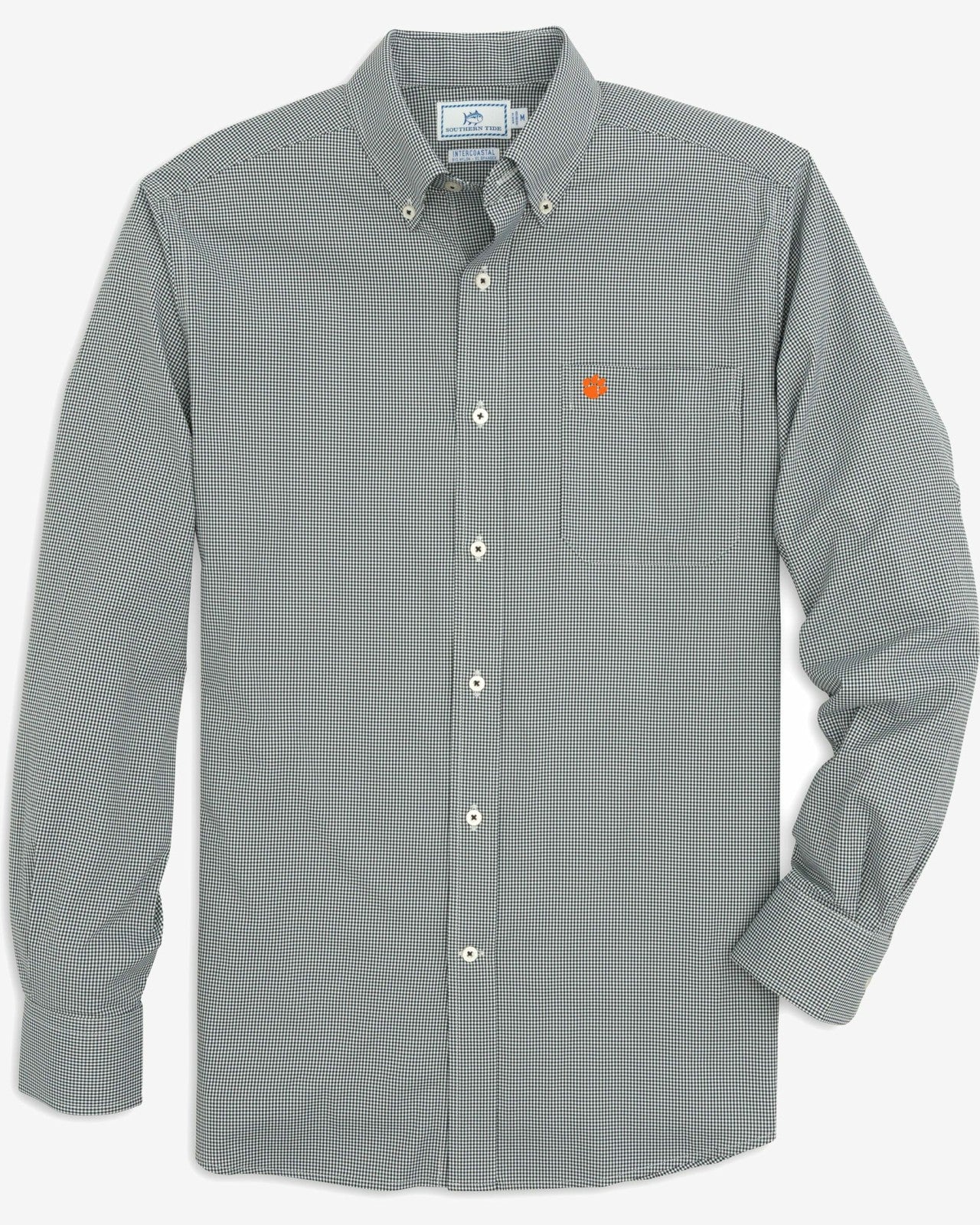 Clemson Tigers Gingham Button Down Shirt Southern Tide Limited Offer
