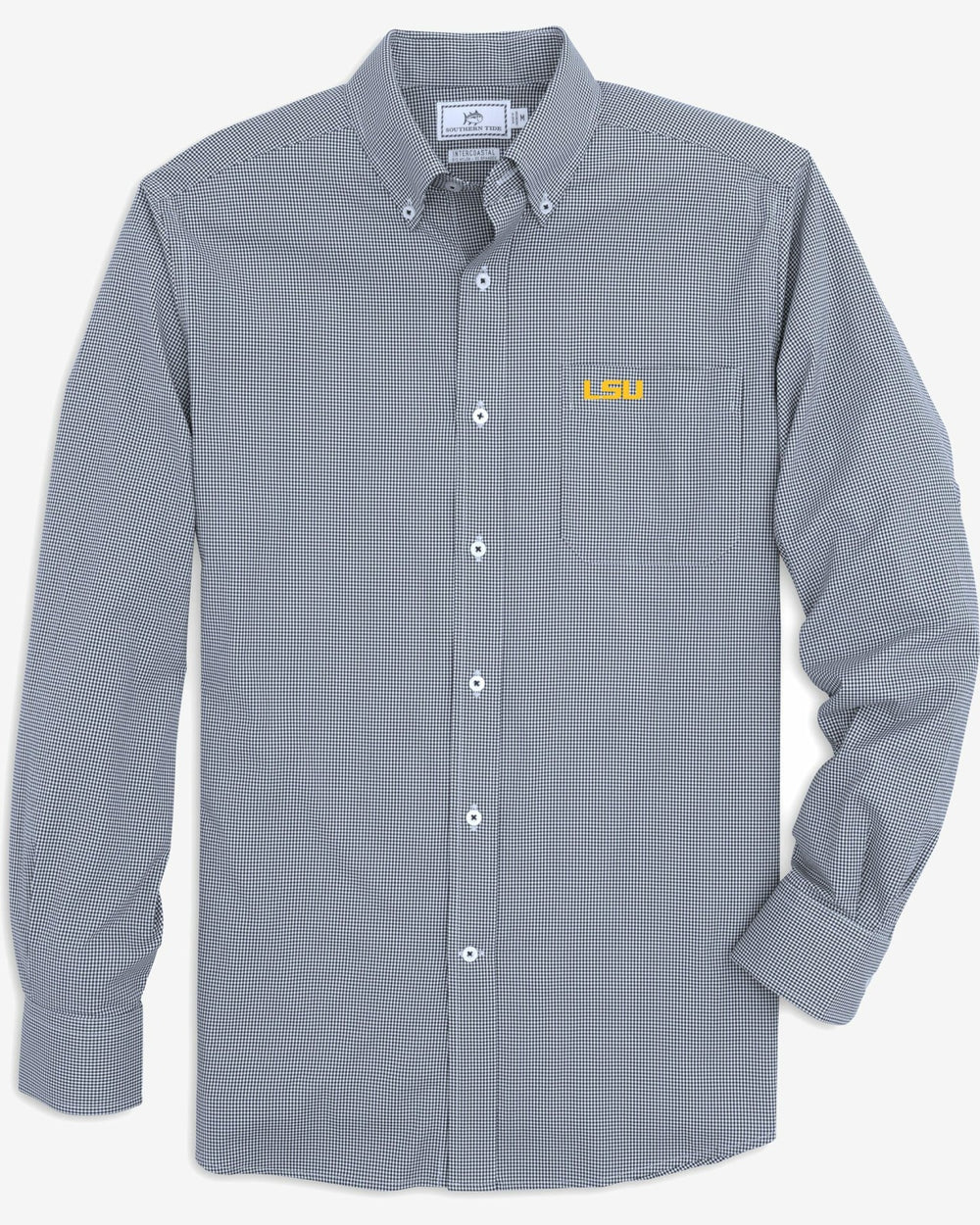 LSU Tigers Gingham Button Down Shirt Collegiate Southern Tide Value Deal
