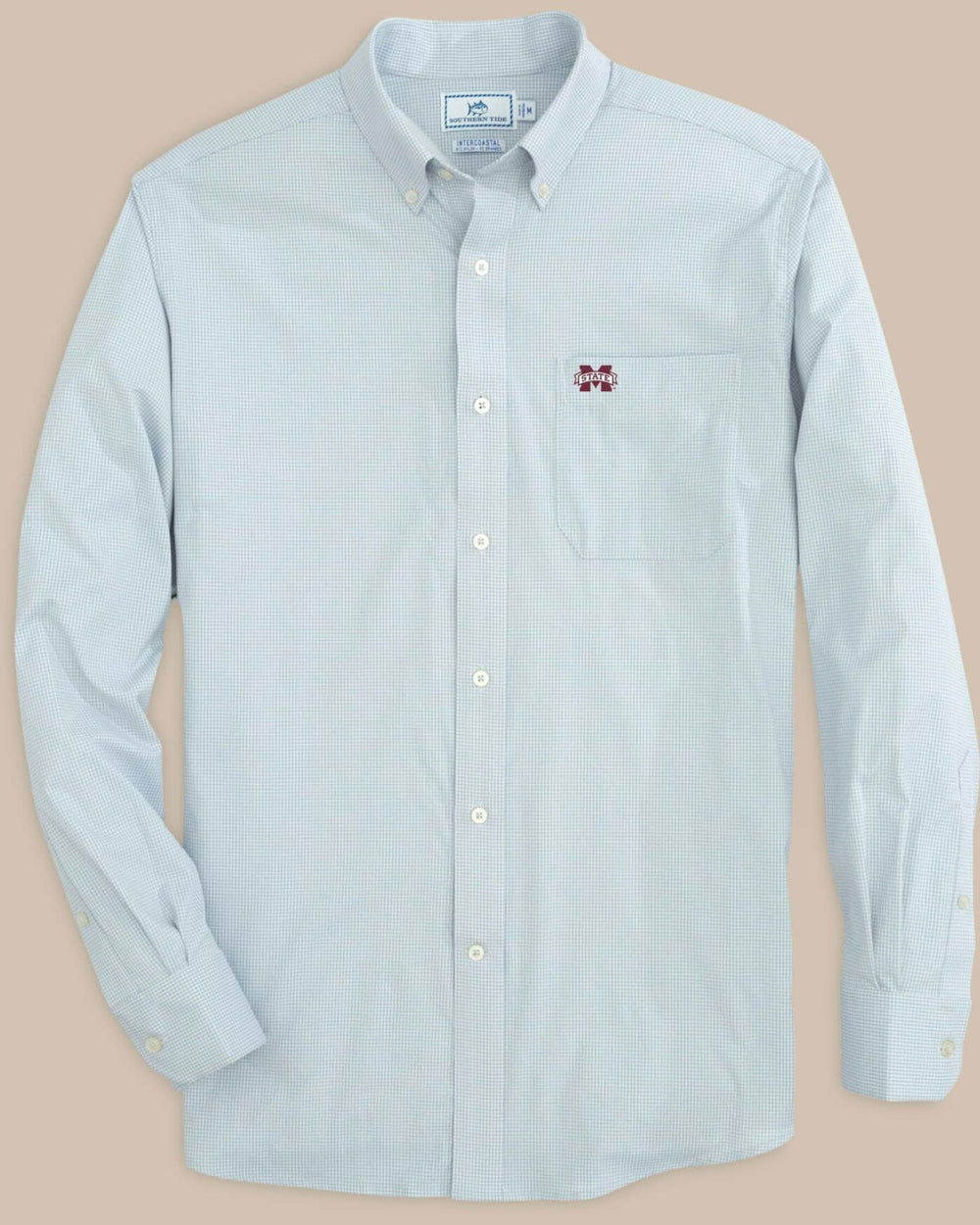 Mississippi State Bulldogs Gingham Button Down Shirt Southern Tide Sale