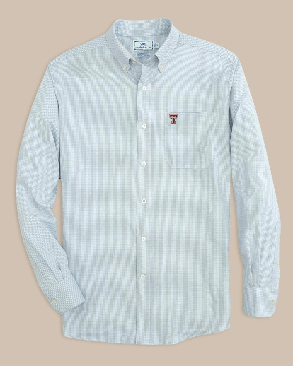 Texas Tech Red Raiders Gingham Button Down Shirt Southern Tide On Sale