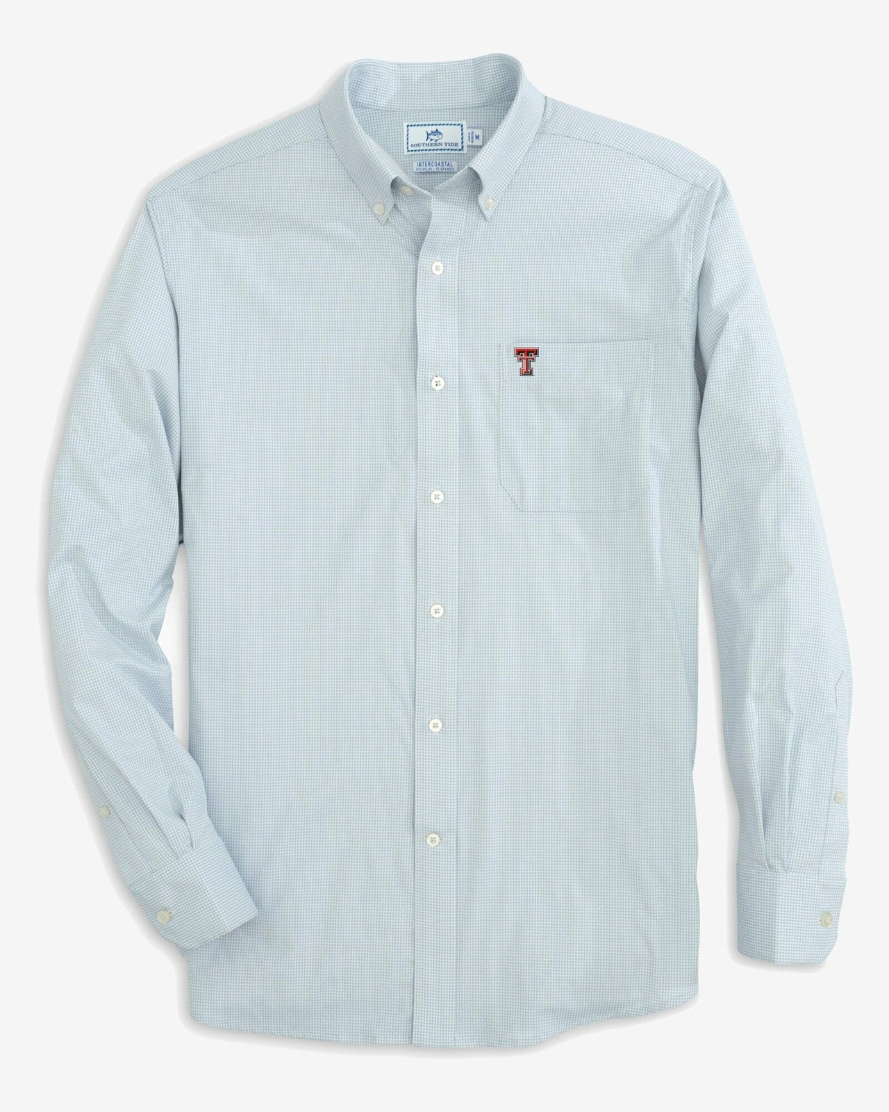 Texas Tech Red Raiders Gingham Button Down Shirt Southern Tide On Sale