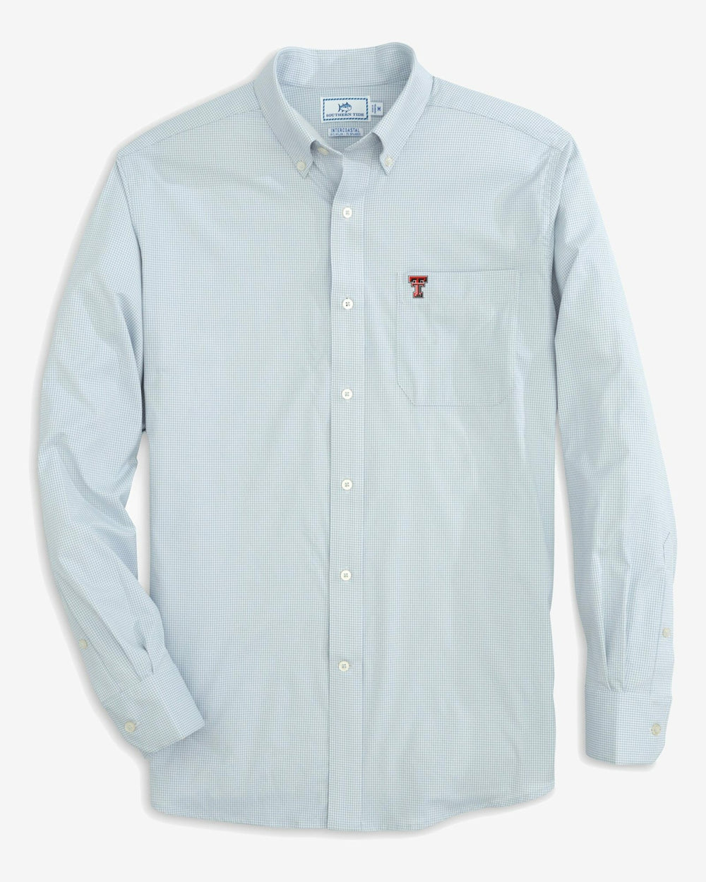 Texas Tech Red Raiders Gingham Button Down Shirt Southern Tide On Sale