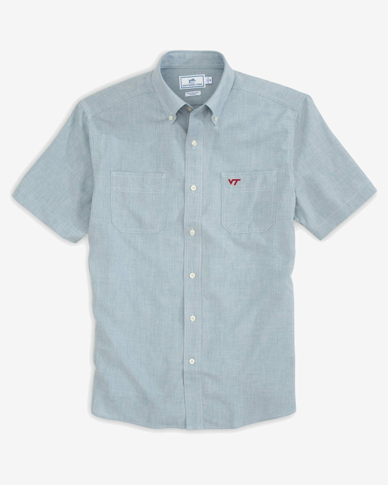 Virginia Tech Hokies Short Sleeve Button Down Shirt Southern Tide Special Offer
