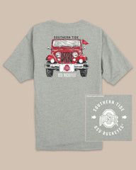 Ohio State Buckeyes Heather Front Plate T-Shirt Southern Tide Outlets