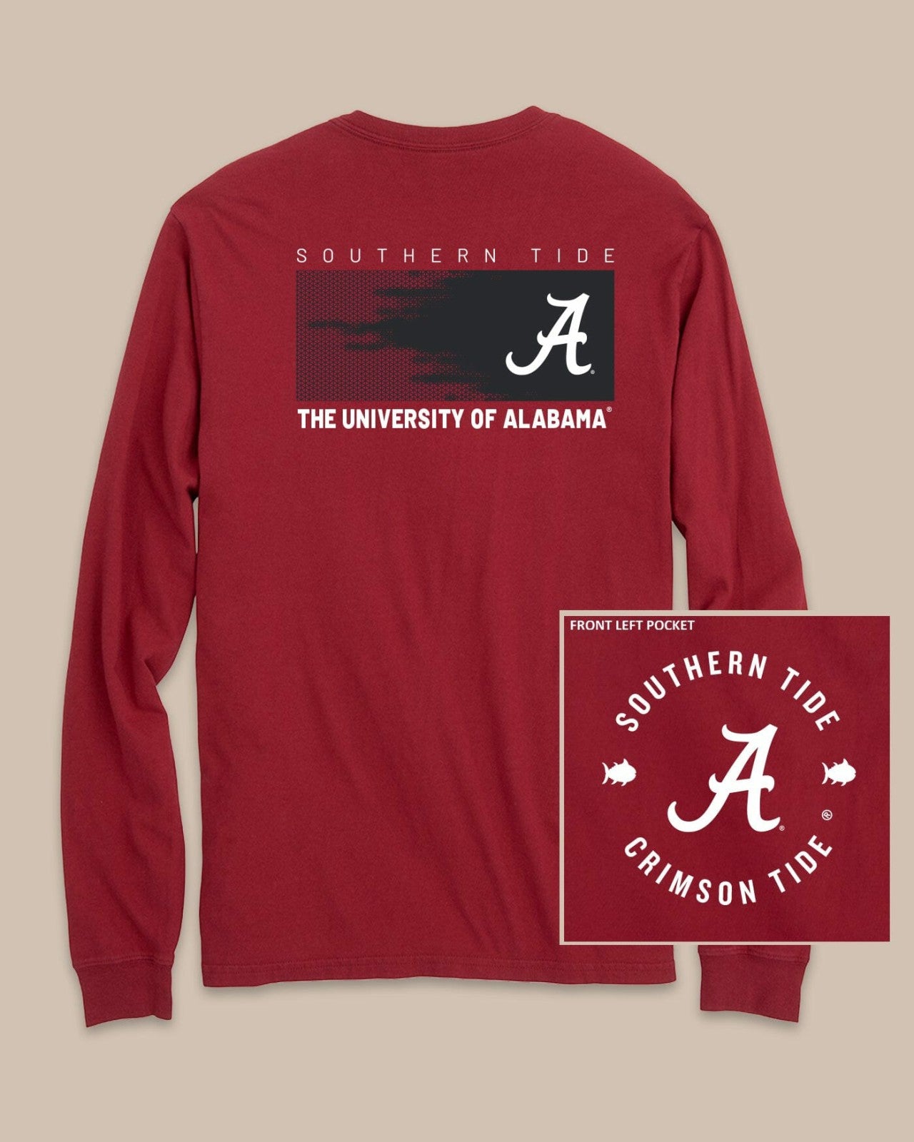 Alabama Crimson Tide Gameday Hexagon T-Shirt Southern Tide Hot Deal