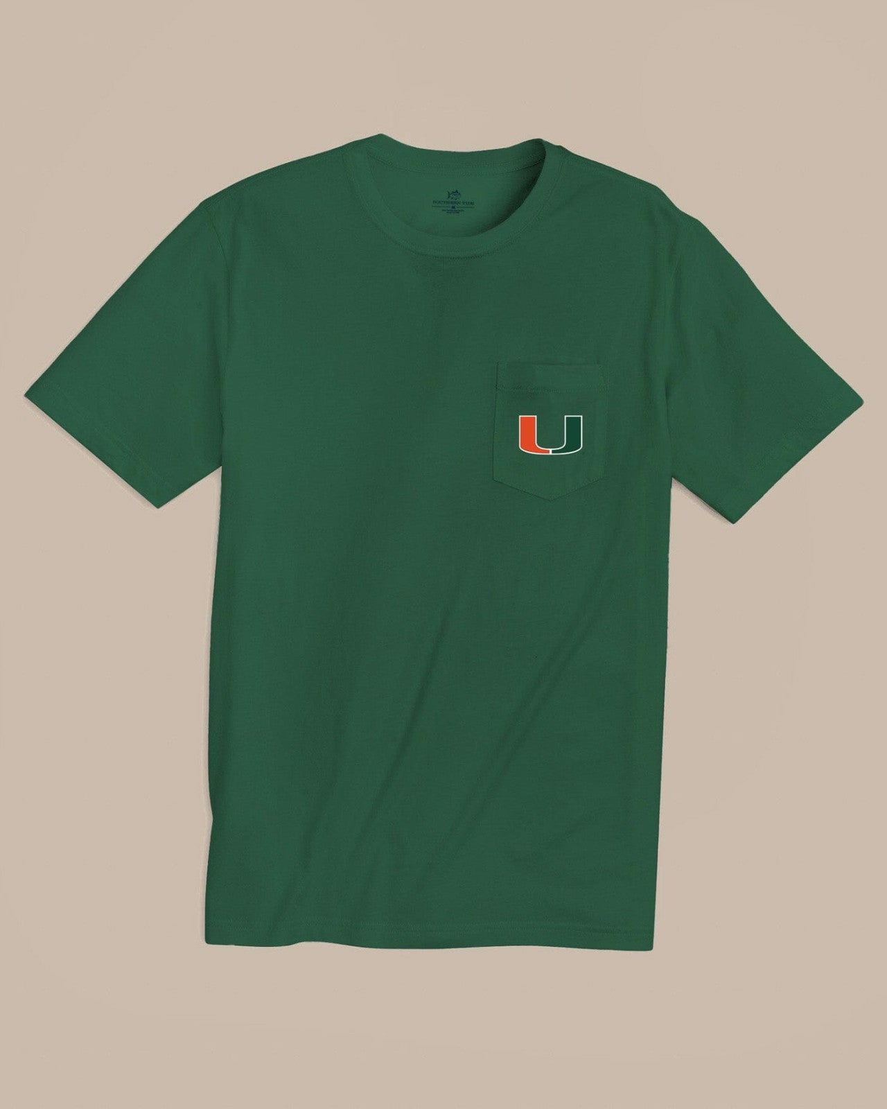 Miami Hurricanes Embroidered Short Sleeve T-Shirt Southern Tide Limited Offer