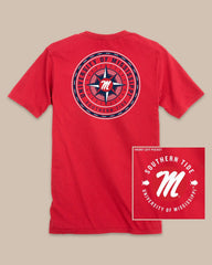 Ole Miss Rebels Gameday Collegiate Compass T-Shirt Southern Tide On Sale