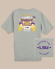 LSU Tigers Heather Front Plate T-Shirt Southern Tide Limited Offer