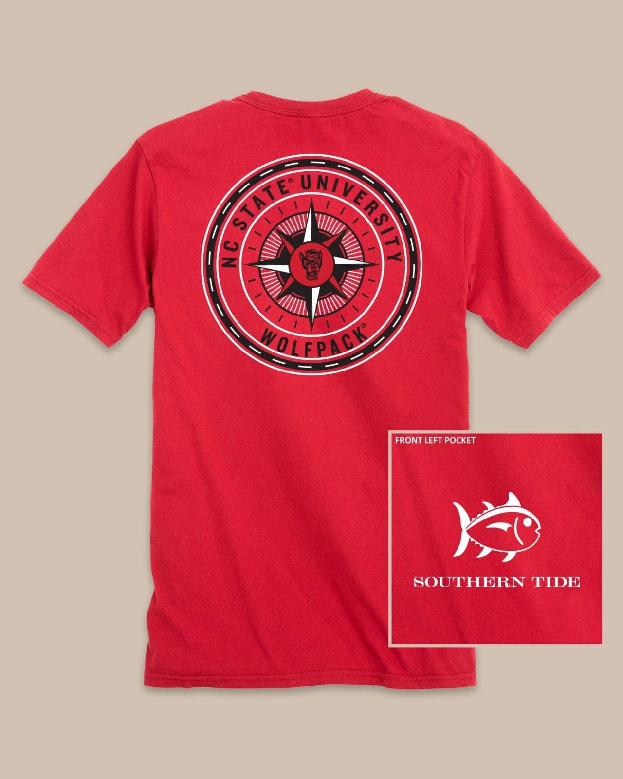 NC State Wolfpack Gameday Collegiate T-Shirt Southern Tide Value Deal
