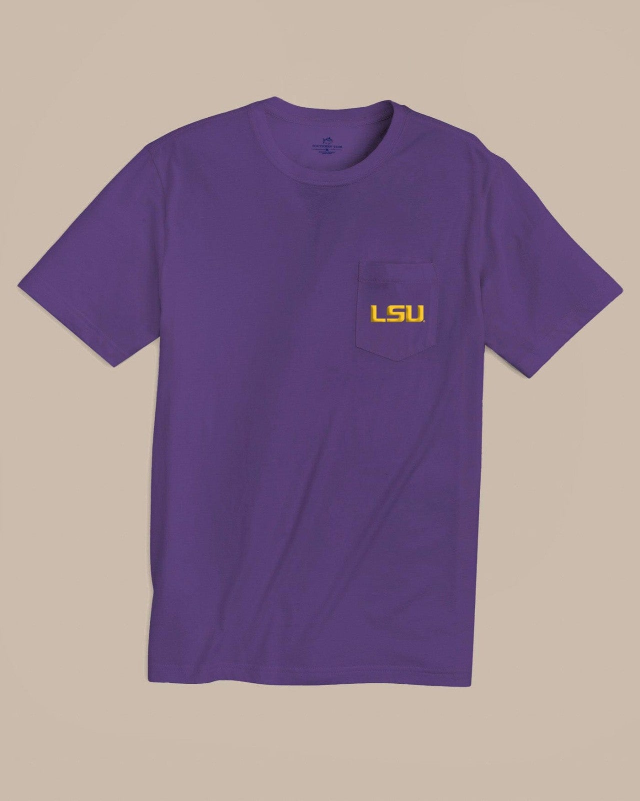 LSU Tigers Gameday Embroidered Short Sleeve T-Shirt Southern Tide Value Deal