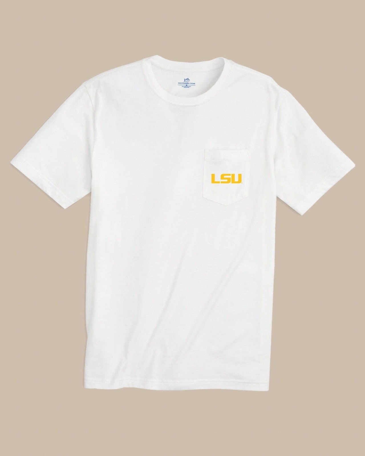 LSU Tigers Gameday Embroidered Short Sleeve T-Shirt Southern Tide Value Deal