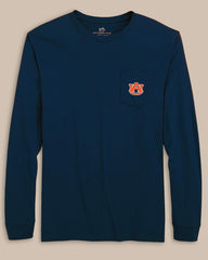 Auburn Tigers Gameday Embroidered Long Sleeve T-Shirt Southern Tide Discount