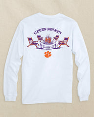 Clemson Tigers Bonfire Long Sleeve T-Shirt Southern Tide Savings