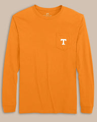 Tennessee Vols Gameday Embroidered Long Sleeve T-Shirt Southern Tide On Sale