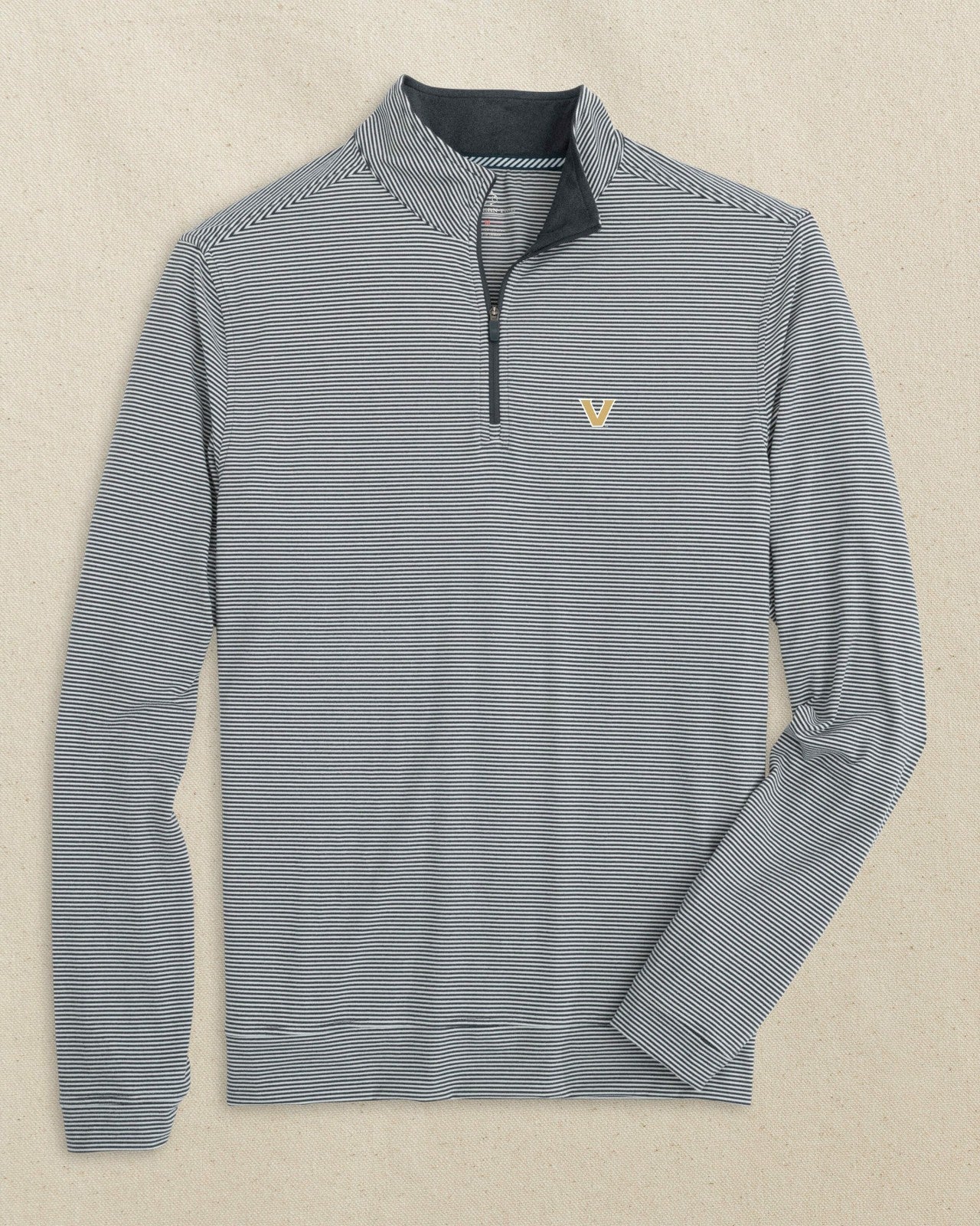 Vanderbilt Commodores Micro-Stripe Quarter Zip Southern Tide Limited Offer