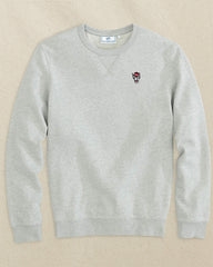 NC State Wolf Head Pullover Sweatshirt Southern Tide On Sale