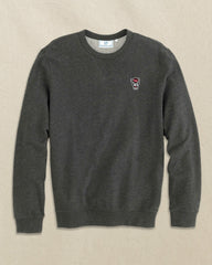 NC State Wolf Head Pullover Sweatshirt Southern Tide On Sale