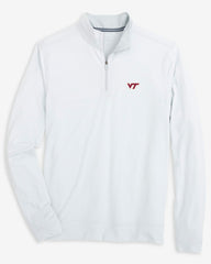 Virginia Tech Hokies Stripe Heather Quarter Zip Southern Tide Discounted