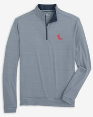 Ole Miss Rebels Stripe Heather Quarter Zip Southern Tide Bargain