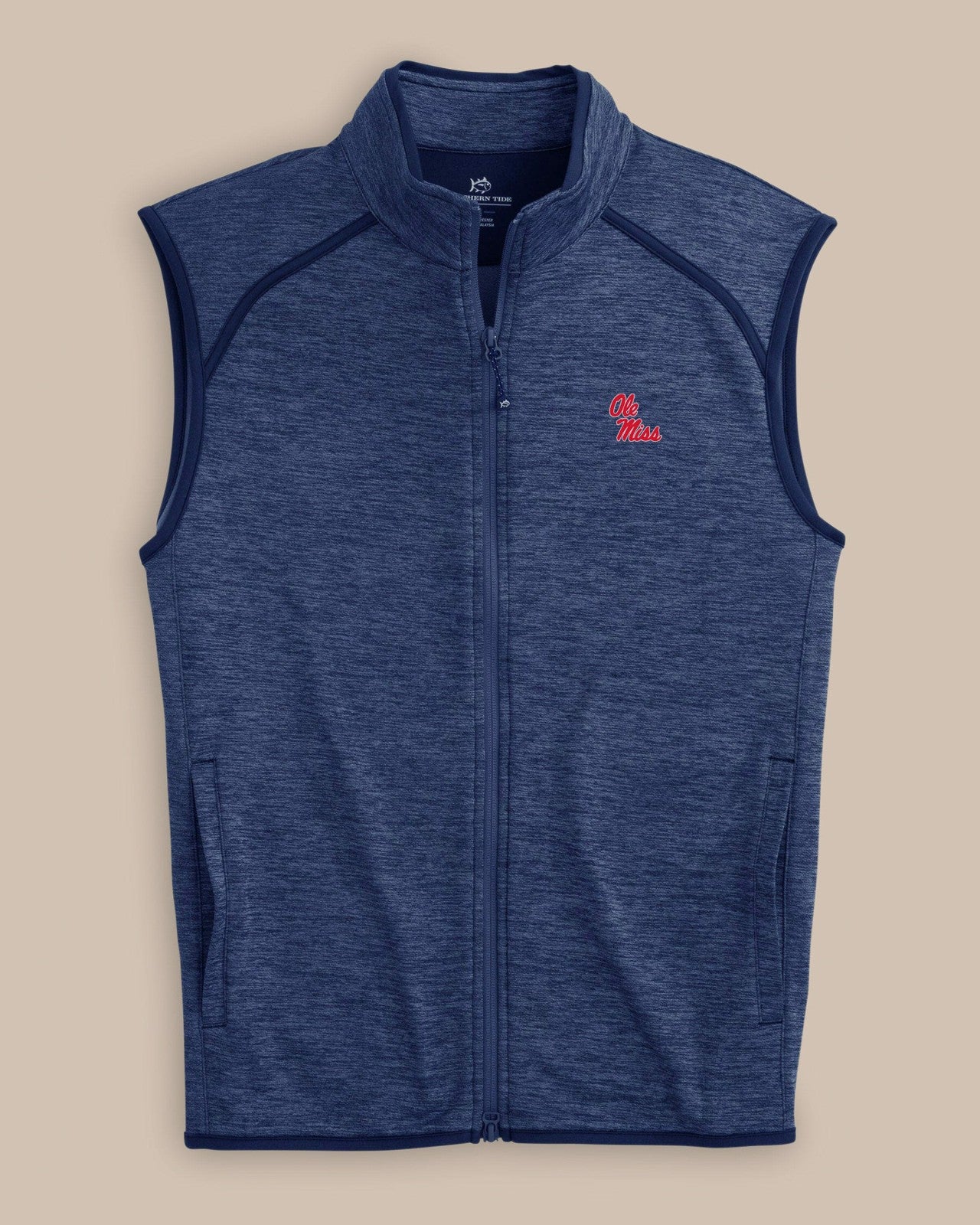 Ole Miss Rebels Baybrook Heather Vest Southern Tide Value Deal