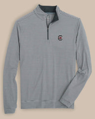 USC Gamecocks Stripe Heather Quarter Zip Southern Tide Sale