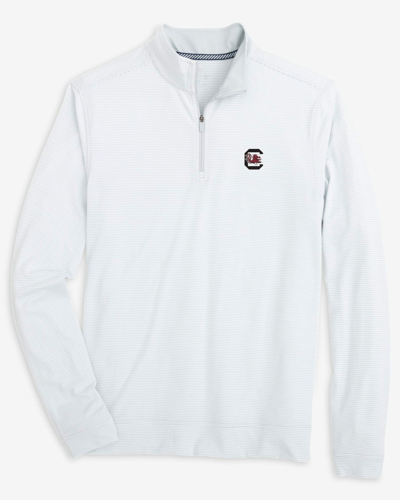 USC Gamecocks Stripe Heather Quarter Zip Southern Tide Sale