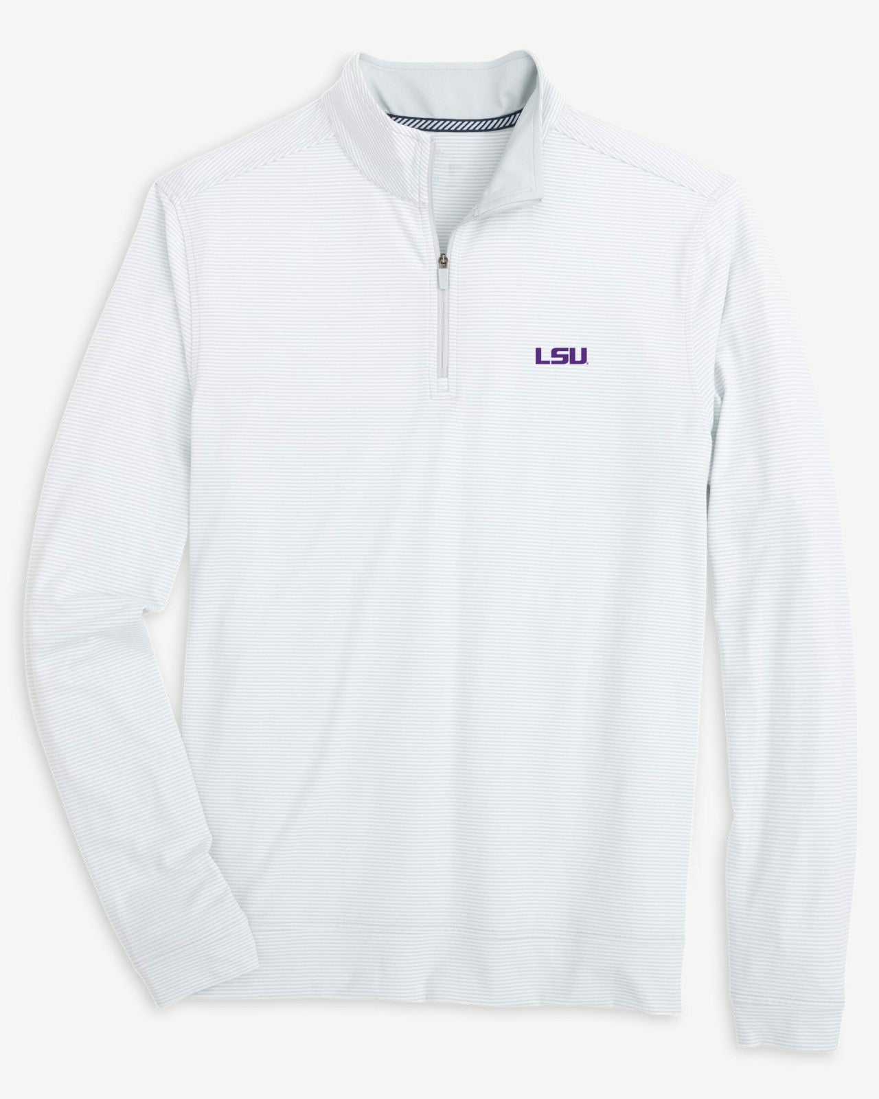 LSU Tigers Stripe Heather Quarter Zip Southern Tide Special Offer