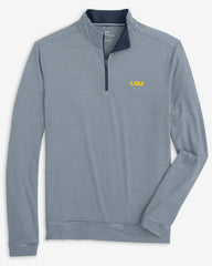 LSU Tigers Stripe Heather Quarter Zip Southern Tide Special Offer
