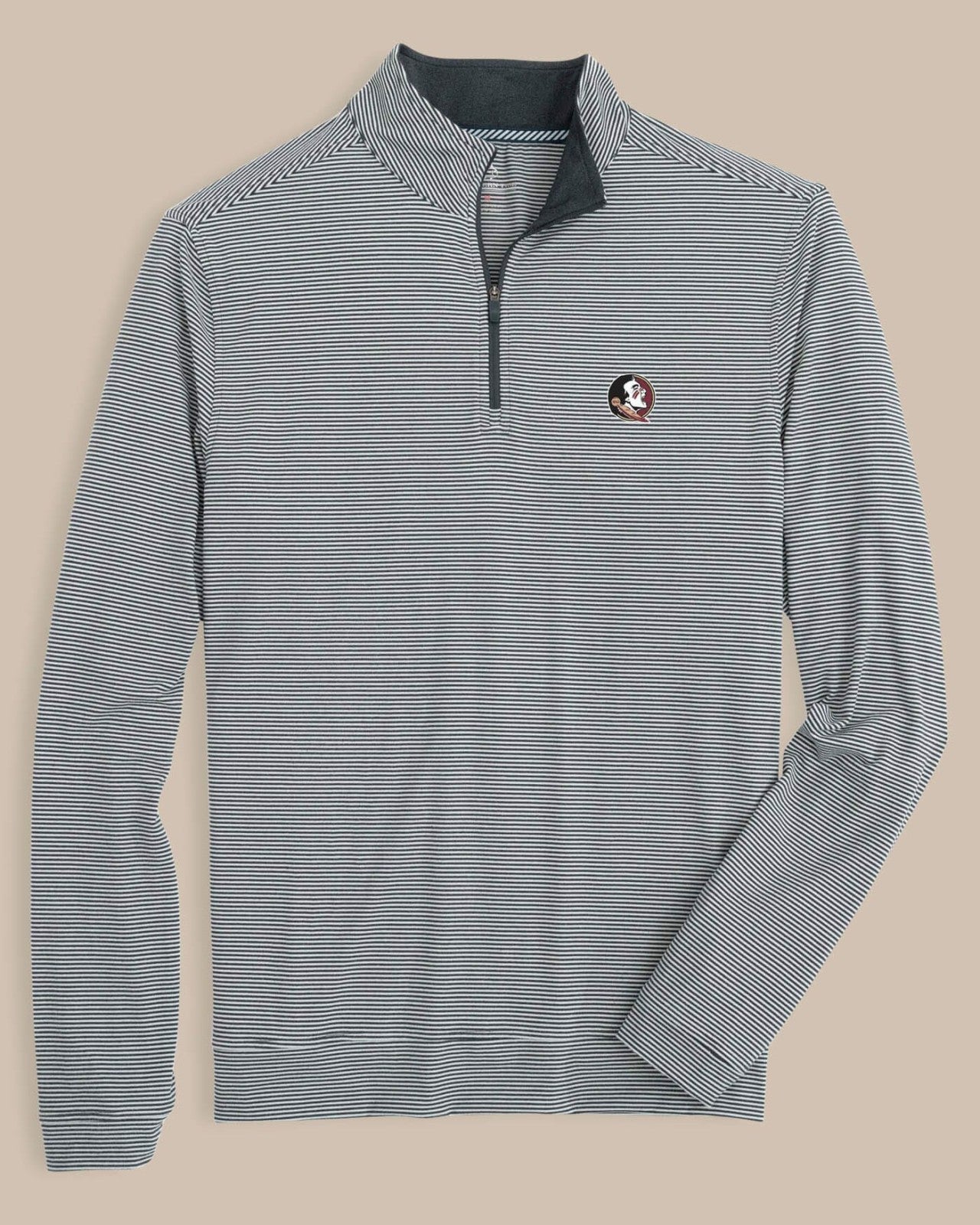 FSU Seminoles Stripe Heather Quarter Zip Southern Tide Hot Deal