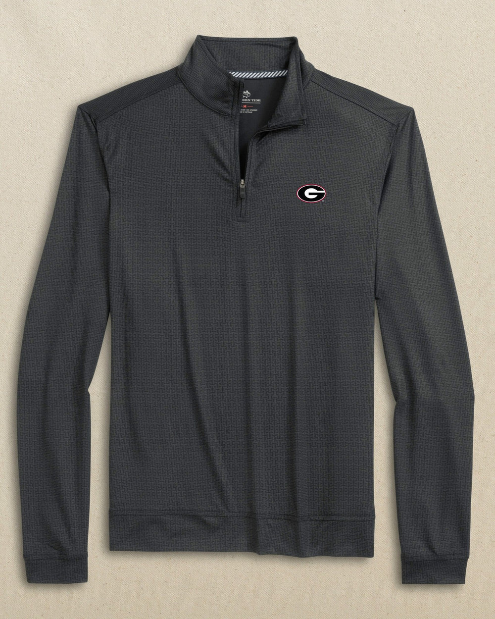 Georgia Bulldogs Oval G Geo Printed Quarter Zip Southern Tide Limited Offer