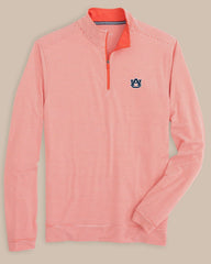 Auburn Tigers Cruiser Stripe Heather Quarter Zip Southern Tide Value Deal