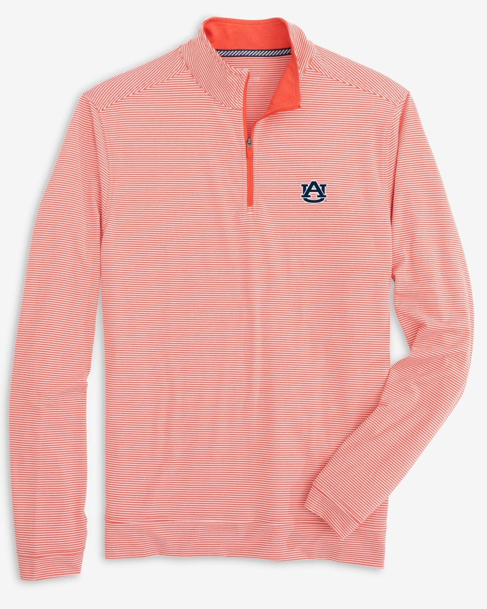 Auburn Tigers Cruiser Stripe Heather Quarter Zip Southern Tide Value Deal