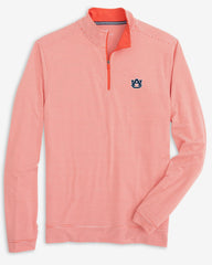 Auburn Tigers Cruiser Stripe Heather Quarter Zip Southern Tide Value Deal