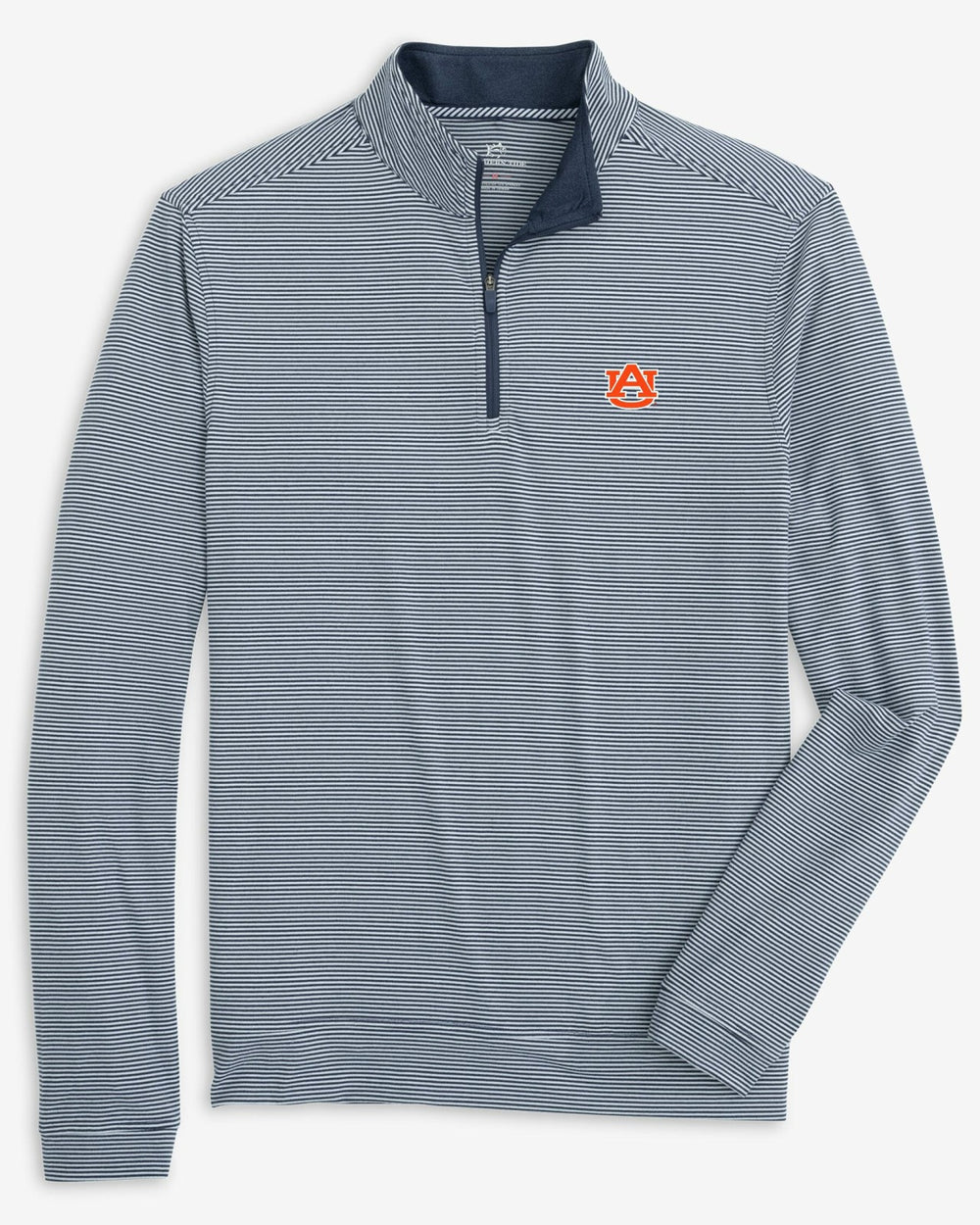 Auburn Tigers Cruiser Stripe Heather Quarter Zip Southern Tide Value Deal
