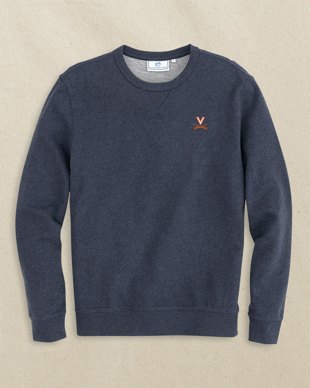 UVA Upper Deck Pullover Sweatshirt Southern Tide On Sale