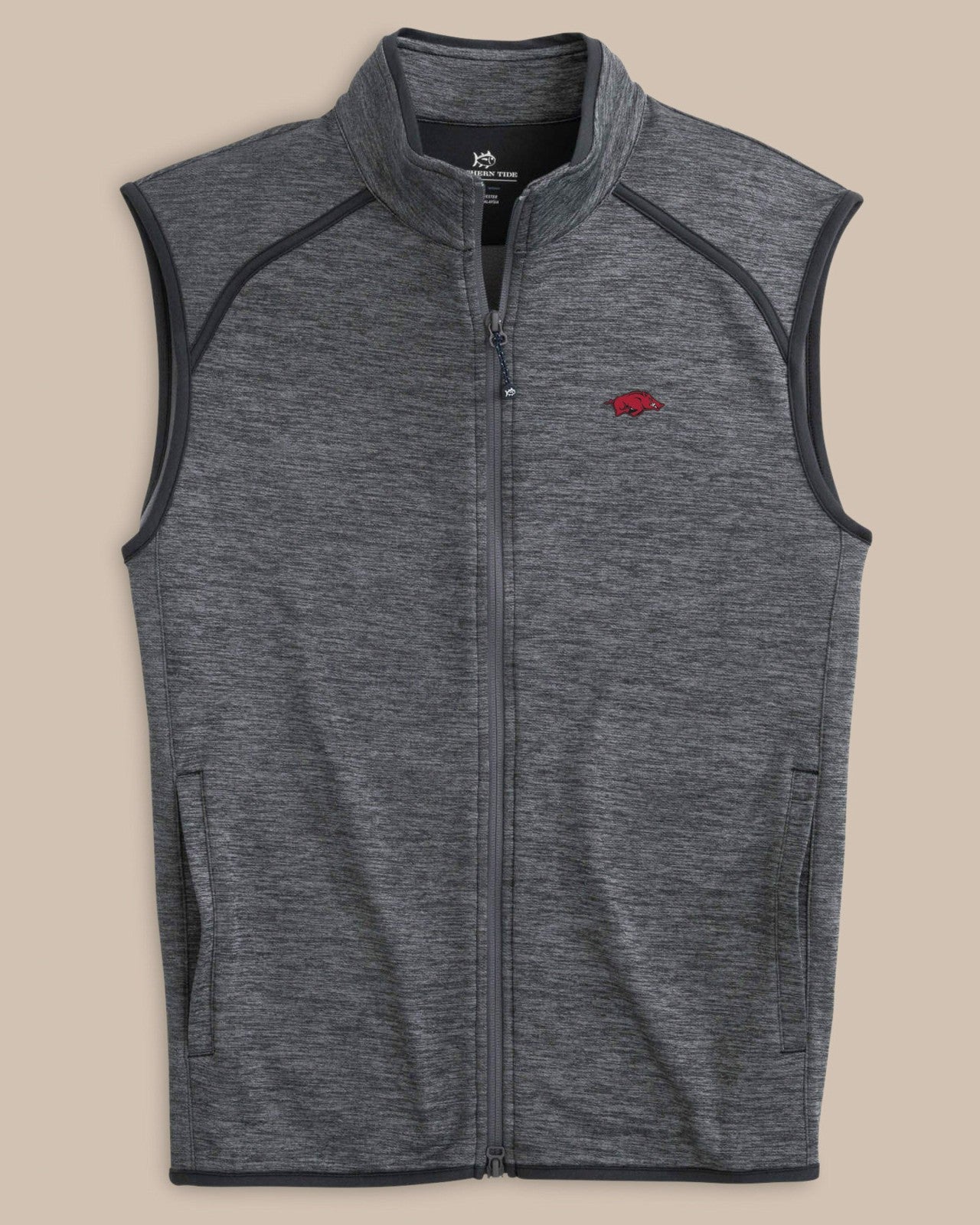 Arkansas Razorbacks Baybrook Heather Vest Southern Tide Discounted