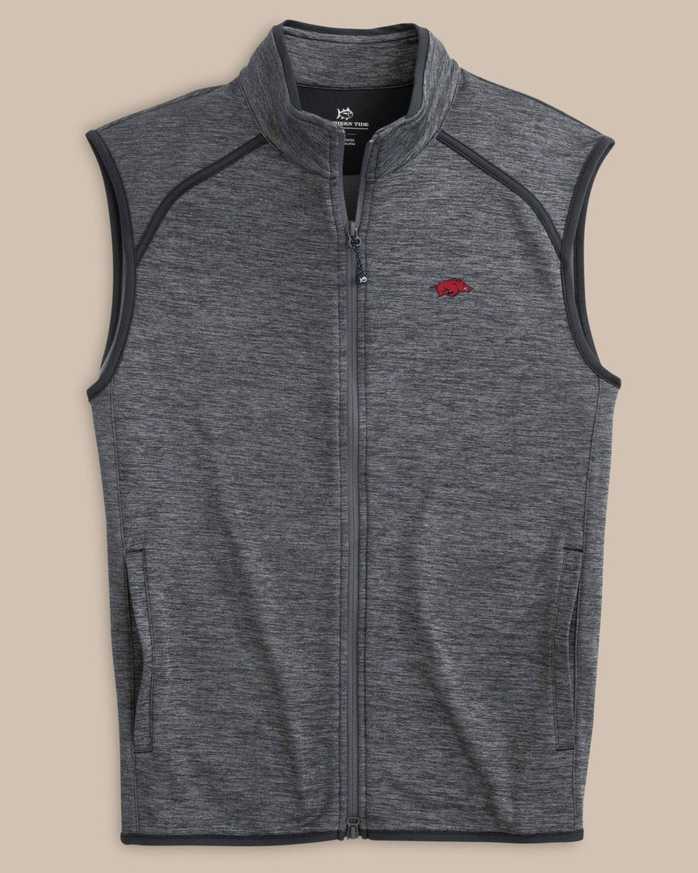 Arkansas Razorbacks Baybrook Heather Vest Southern Tide Discounted