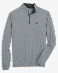 Texas A&M Aggies Stripe Heather Quarter Zip Southern Tide Bargain