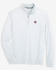 Texas A&M Aggies Stripe Heather Quarter Zip Southern Tide Bargain