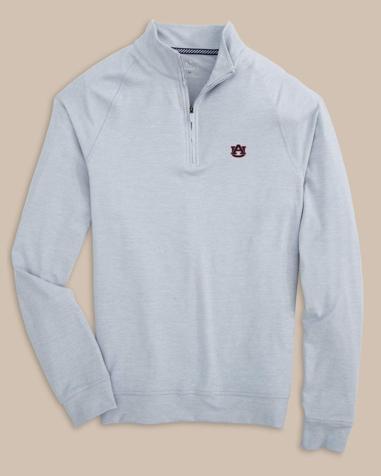 Auburn Tigers Cruiser Heather Quarter Zip Pullover Southern Tide Limited Offer