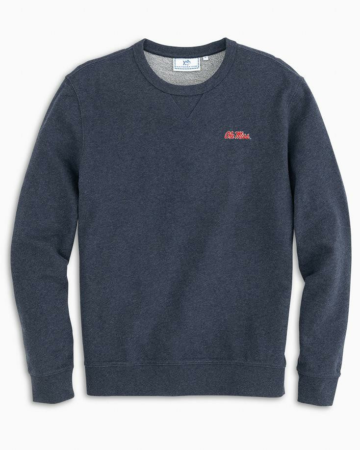 Ole Miss Apparel - Upper Deck Pullover Sweatshirt Southern Tide Sale