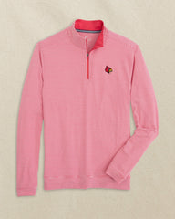 Louisville Cardinals Micro-Stripe Quarter Zip Southern Tide Hot Deal