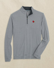 Louisville Cardinals Micro-Stripe Quarter Zip Southern Tide Hot Deal