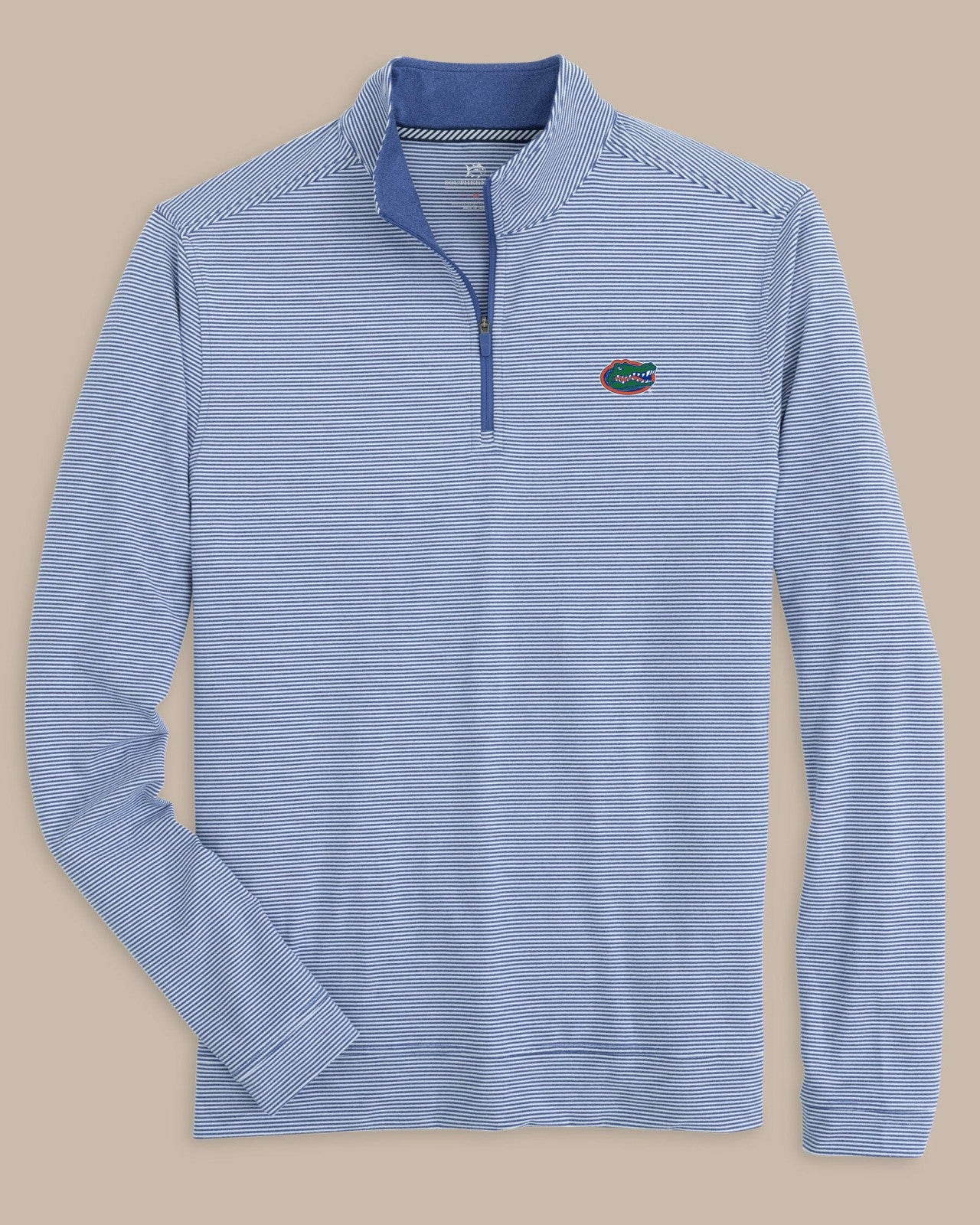 Florida Gators Stripe Heather Quarter Zip Southern Tide Outlets