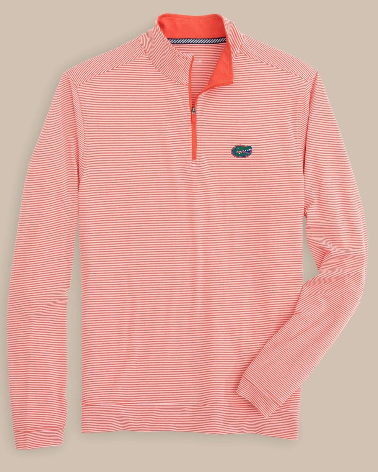 Florida Gators Stripe Heather Quarter Zip Southern Tide Outlets