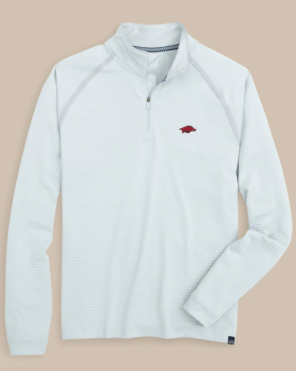 Arkansas Razorbacks Scuttle Heather Quarter Zip Southern Tide Exclusive Deal