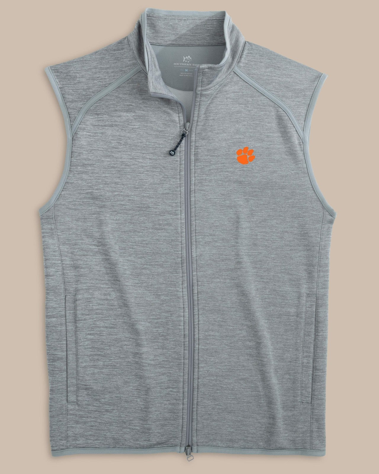 Clemson Tigers Baybrook Heather Vest Southern Tide Discount