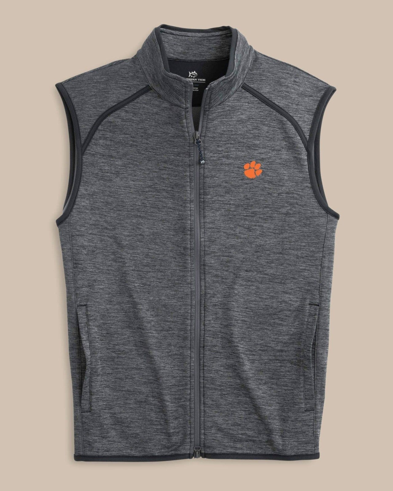 Clemson Tigers Baybrook Heather Vest Southern Tide Discount