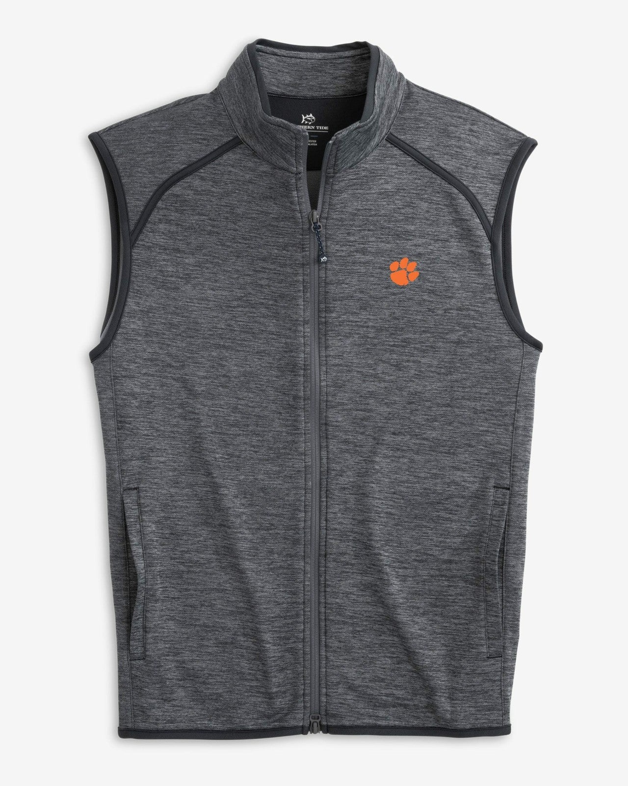 Clemson Tigers Baybrook Heather Vest Southern Tide Discount